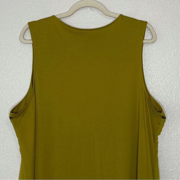 Coldwater Creek Olive Green Embroidered Tank Top - Picture 6 of 12